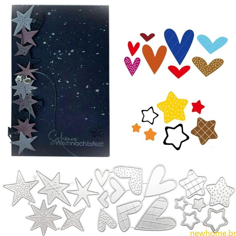 Stars Frame Metal Cuts Lace Flower Border Cutting Dies Embossing-Decor