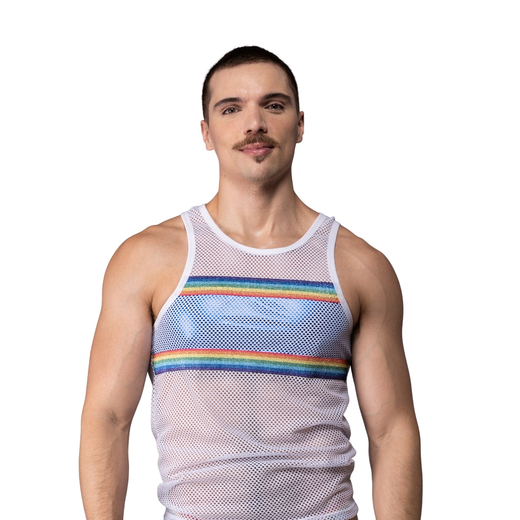 Camiseta Regata Arrastão Pride Parade Gay LGBT ElleAma