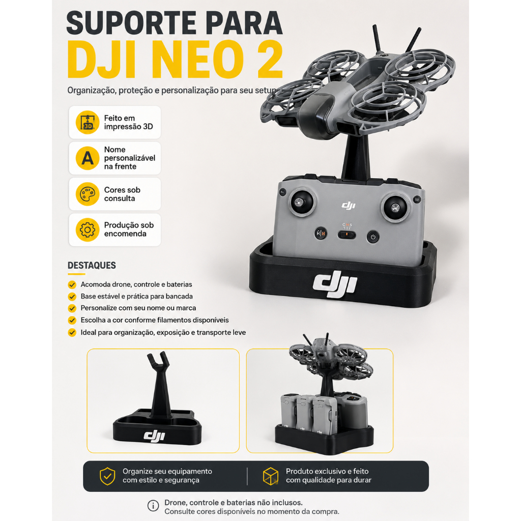 Suporte Para Drone Dji Neo 2 Combo Fly More