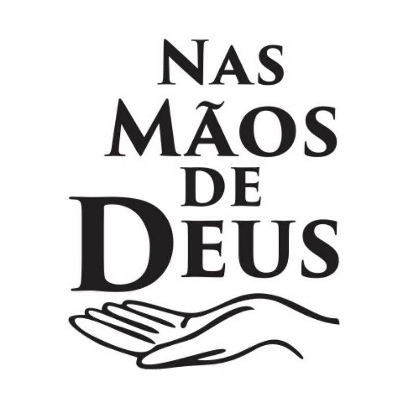 Adesivo Autocolante Religioso Gospel De Jesus Nas Mãos de Deus AD1002 Crente Igreja Universal JI9A90