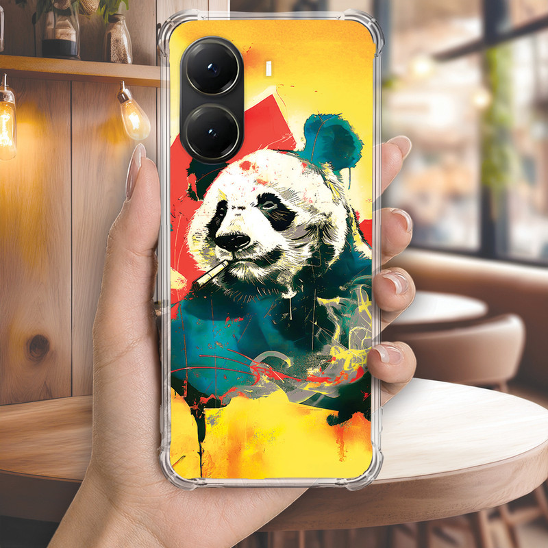 Capa Capinha REDMI NOTE 14 PRO PLUS 13 12 TURBO 11 10 10S 9T 9S Anti-impacto Personalizada bichinho PANDA owl (4086)