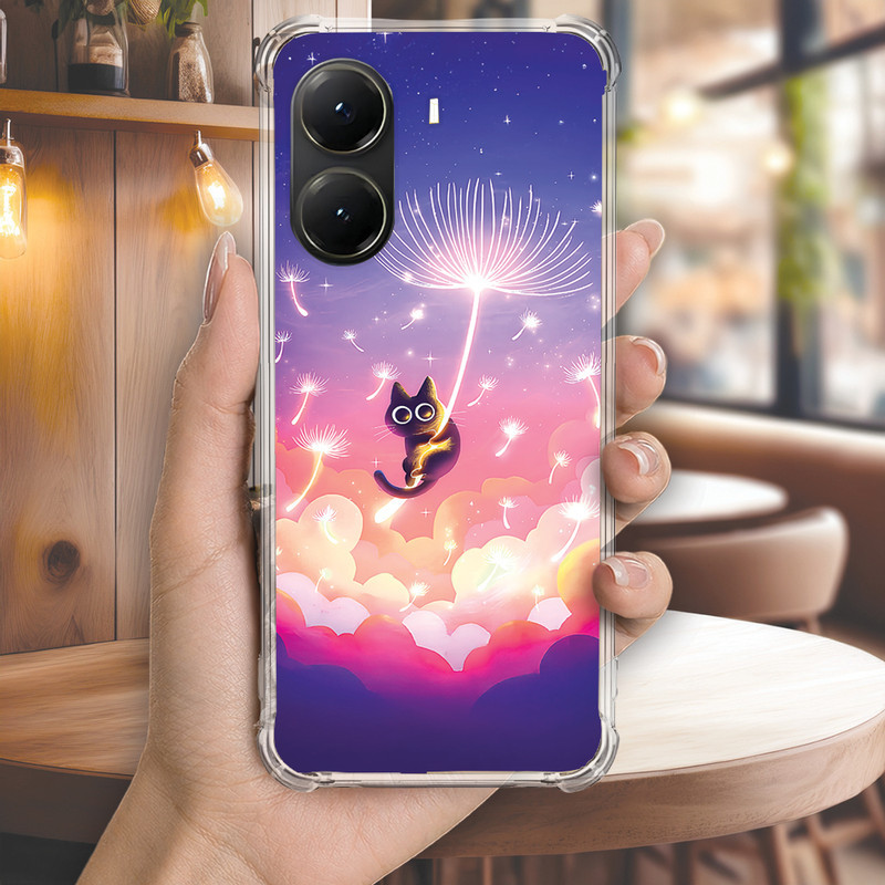 Capa Capinha REDMI NOTE 14 PRO PLUS 13 12 TURBO 11 10 10S 9T 9S Anti-impacto Personalizada petz gato GATINHO (4161)