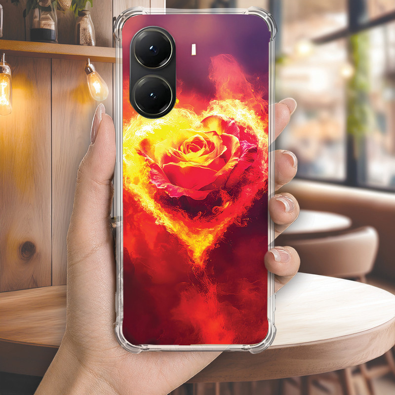Capa Capinha REDMI NOTE 14 PRO PLUS 13 12 TURBO 11 10 10S 9T 9S Anti-impacto Personalizada romantico AMOR (4236)
