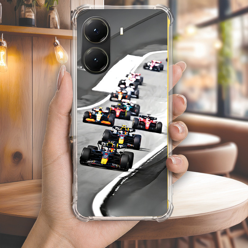 Capa Capinha REDMI NOTE 14 PRO PLUS 13 12 TURBO 11 10 10S 9T 9S Anti-impacto Personalizada esporte CORRIDA F1 (4137)