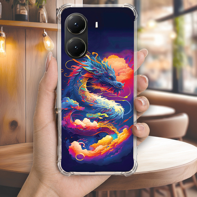 Capa Capinha REDMI NOTE 14 PRO PLUS 13 12 TURBO 11 10 10S 9T 9S Anti-impacto Personalizada japao DRAGAO (4188)