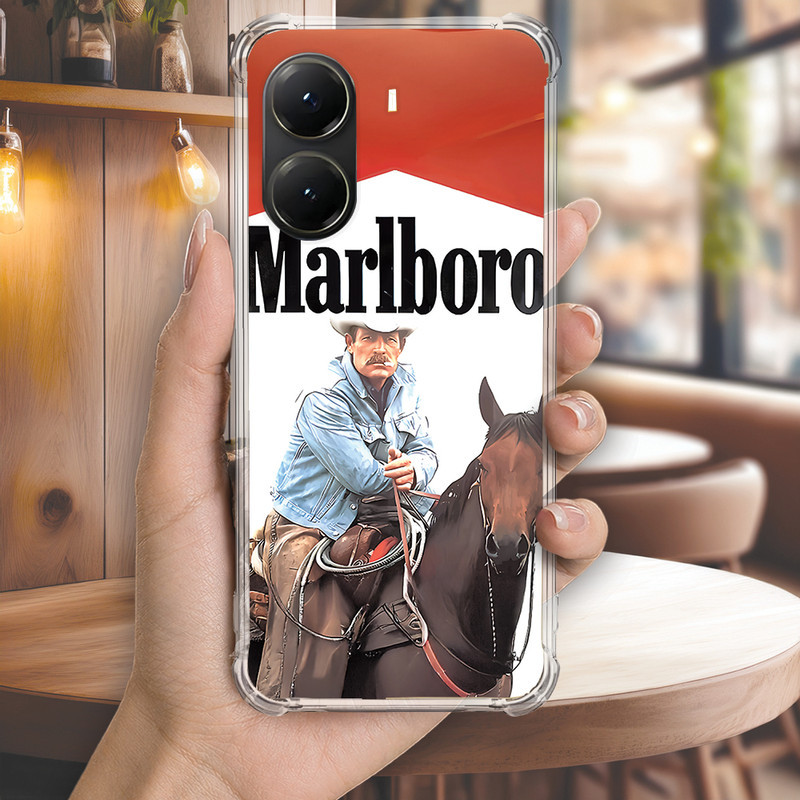 Capa Capinha REDMI NOTE 14 PRO PLUS 13 12 TURBO 11 10 10S 9T 9S Anti-impacto Personalizada vintage COWBOY (4242)