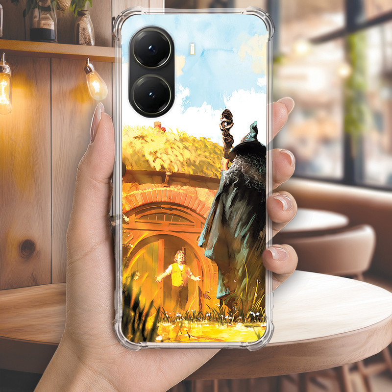 Capa Capinha REDMI NOTE 14 PRO PLUS 13 12 TURBO 11 10 10S 9T 9S Anti-impacto Personalizada filme SENHOR aneis (4059)