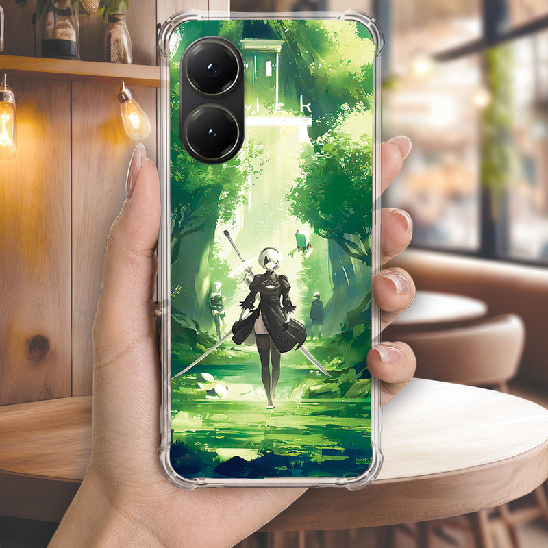 Capa Capinha REDMI NOTE 14 PRO PLUS 13 12 TURBO 11 10 10S 9T 9S Anti-impacto Personalizada gamer NIER (4077)