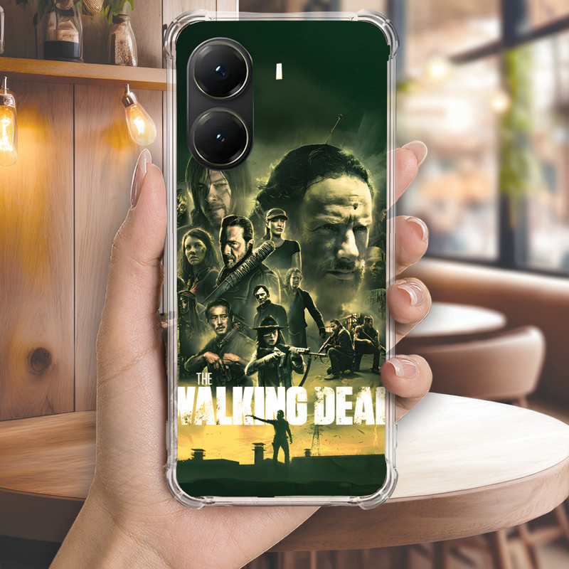 Capa Capinha REDMI NOTE 14 PRO PLUS 13 12 TURBO 11 10 10S 9T 9S Anti-impacto Personalizada serie WALKING dead (4146)