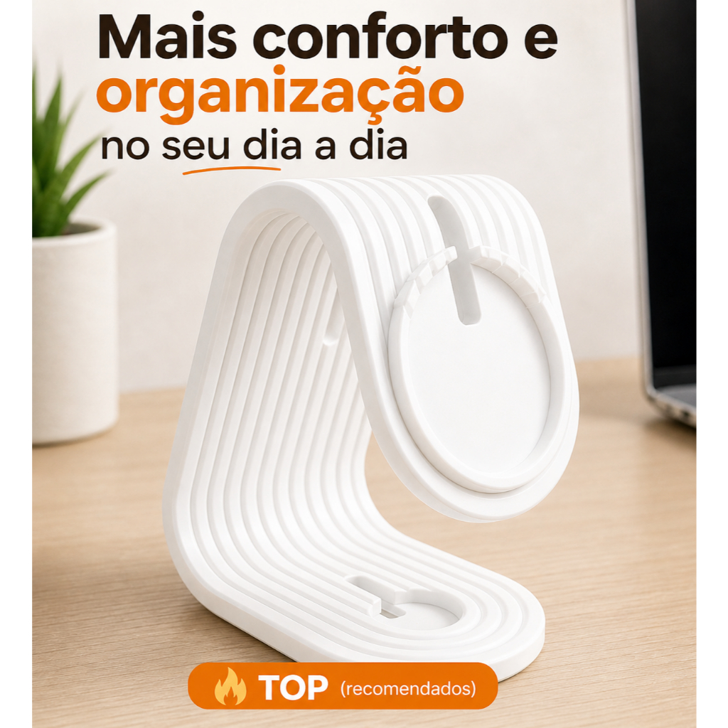 Suporte Para Magsafe 2 em 1 Celular E Relógio Premium