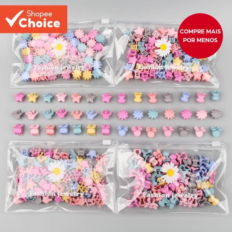 Mini Grampos De Cabelo Infantis , Flor De Coroa Fofa De Desenho Animado , Conjunto De Acessórios Coloridos Para Meninas