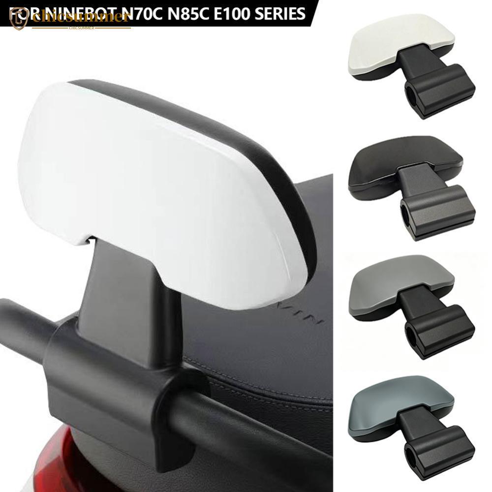 CHICSUMMER Scooter Elétrico Encosto Do Assento Traseiro PU Conforto Suporte Passageiro Para Ninebot N70C N85C E100 Serie