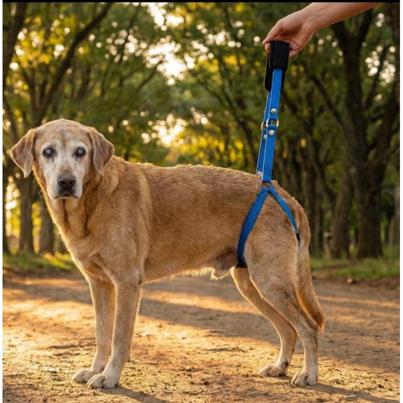 Cinto de Apoio Pet Patas Traseiras Suporte de Reabilitação para Mais Mobilidade e Conforto