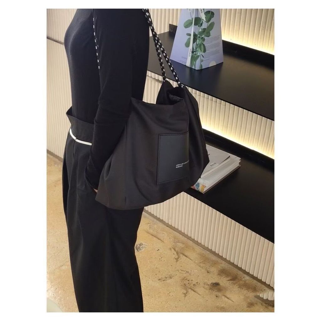 Bolsa Tote impermeável de Nylon de alta qualidade, bolsa feminina para ioga, grande capacidade, academia, um ombro, trab
