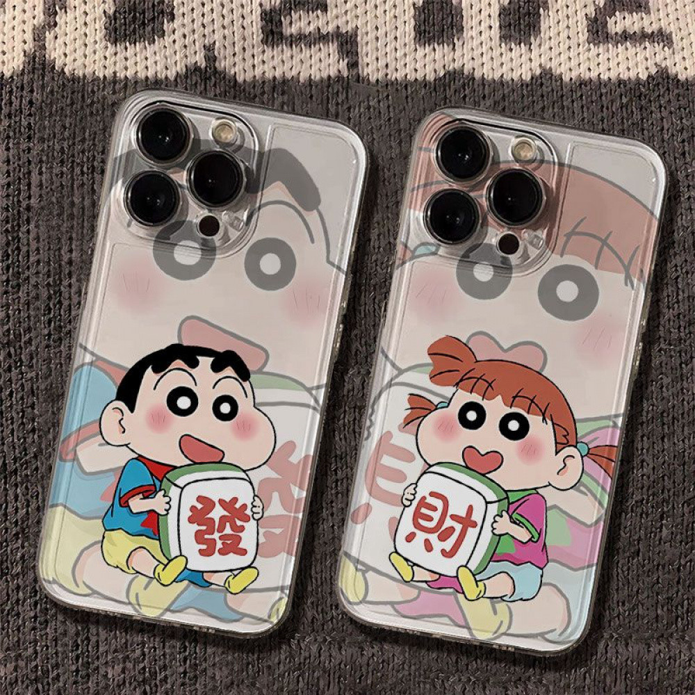 avatar Dos Desenhos Animados Mahjong Fortuna Caso De Telefone Para iPhone 17Air/16/15PLUS/14/13pro Max/12/11/7/8 Macio T