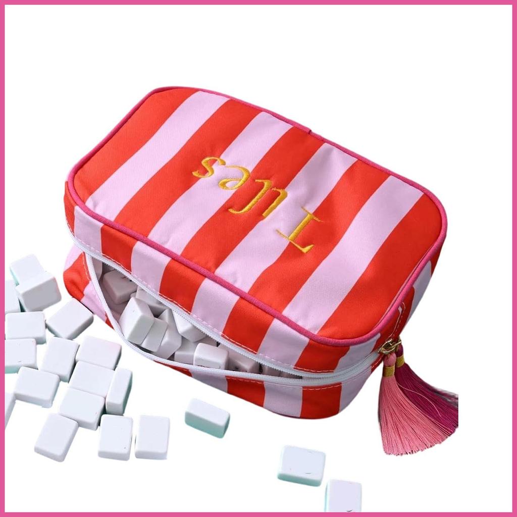 Sacos De Mahjong Para Telhas Portátil Bolsa De Transporte Americano Mah Jongg Mulheres Homens Aposentados openalbr