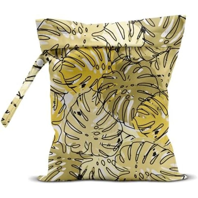 Wet Bag, Wet Dry Bag, Wet Bag for Swimsuit, Travel, Beach, Pool, Diapers, Dirty Yoga Gym Clothes, Makeup Bag, Waterproof