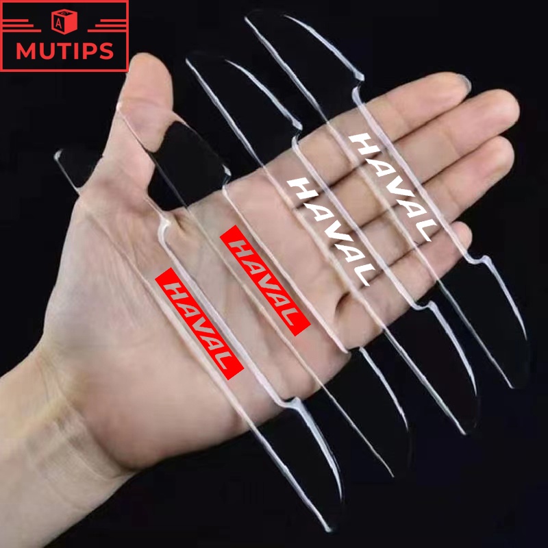Haval 4Pcs/Set Car Door Anti-collision Strip Decoração Transparente Autocolante Protetor De Borda Para H2 H2s H1 2022 2023 H5 H6 Jolion M4 H9