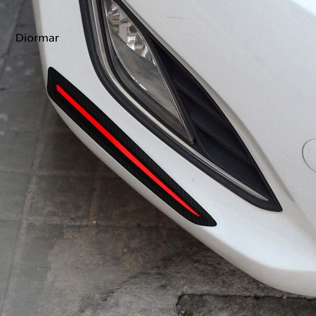 Car Bumper Protector Double-sided Adhesive Strip 1 Pair Universal Guard Strips Anti-collision Anti-scratch Protective fo