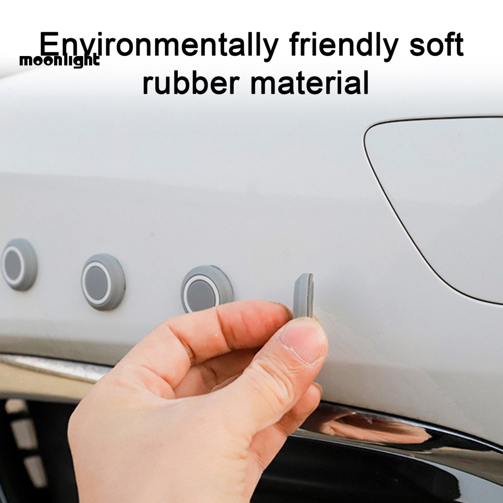 10pcs Universal Car Bumper Protectors Anti-scratch Round Corner Guards for Front Rear Durable Anti-collision Strips for