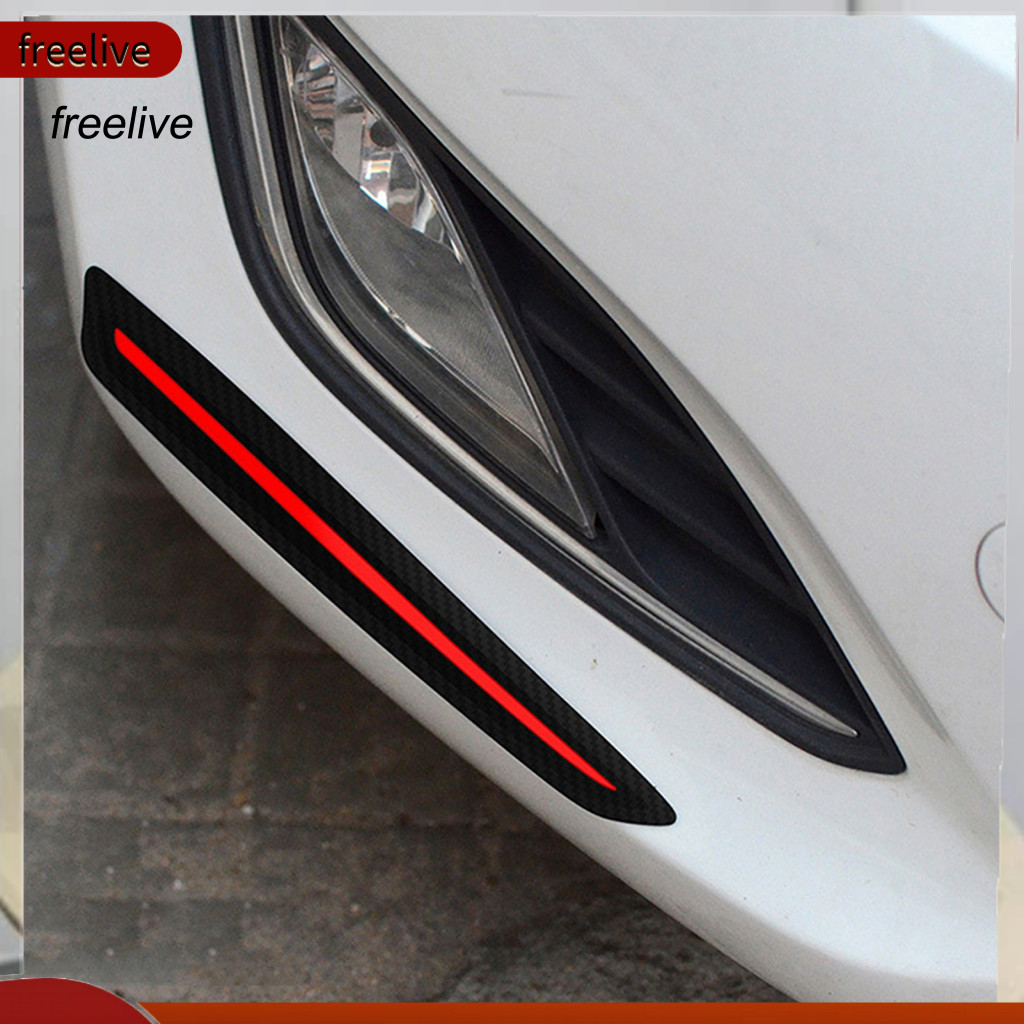 Easy Installation Bumper Guard Rear 1 Pair Universal Car Strips Anti-collision Anti-scratch Protective Strip for Front f