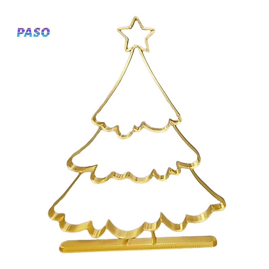 Elegant Showcase Display Items Christmas Tree Decorations 3d Printed Hollow Ornament – Modern Minimalist Holiday Decor