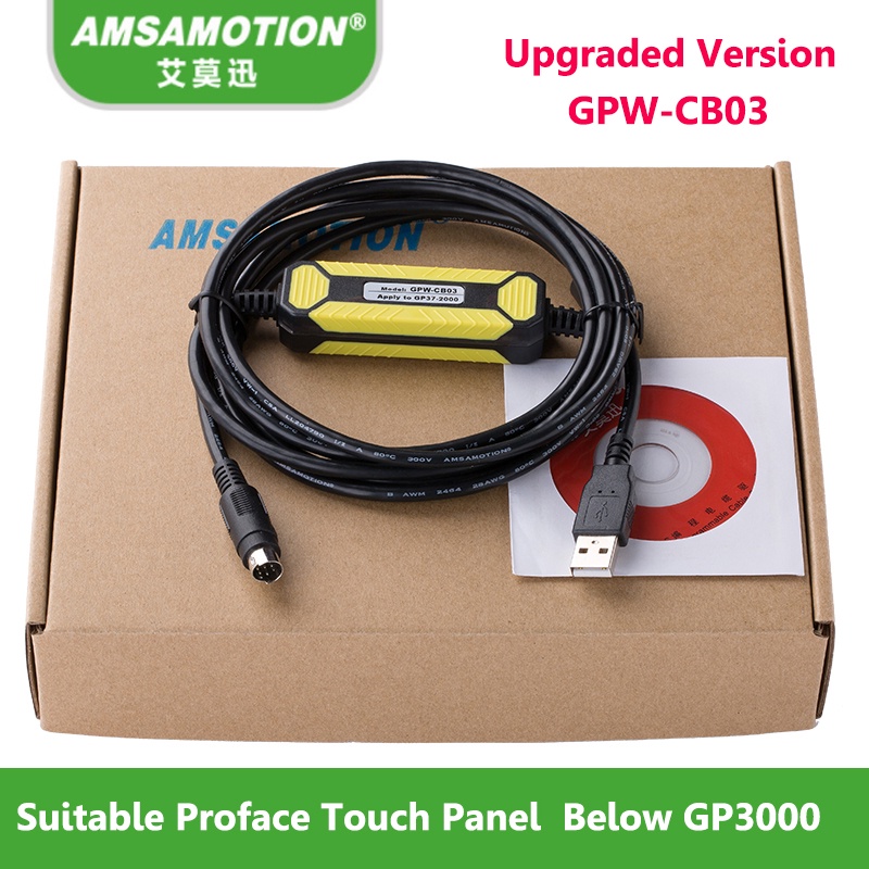 YY Novo Design GPW-CB03 Adequado Proface Touch Pannel Programação Cabo Down Line GP37W2 USB-CB02