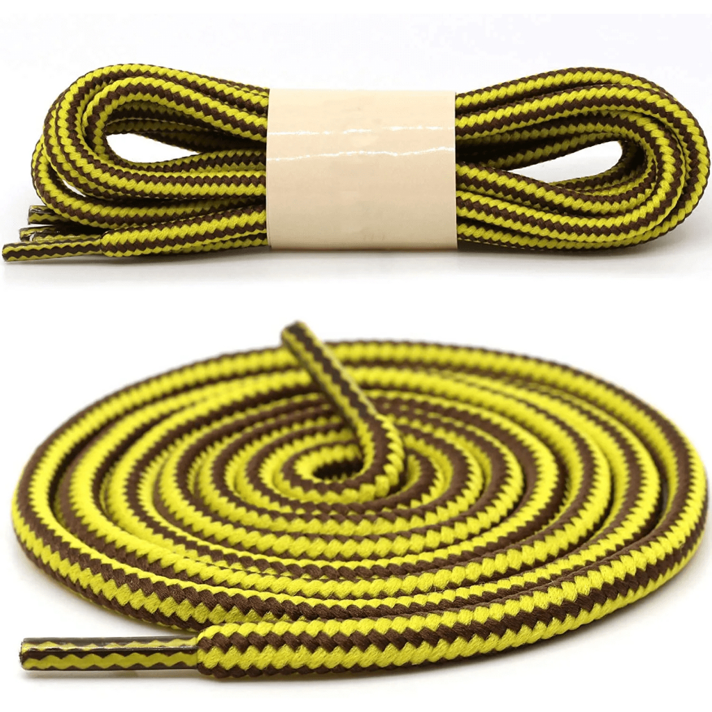1 Par Cadarço 150cm 1,50m Redondo Coturno Botinha Bota reforço interno 8 linhas original  premium