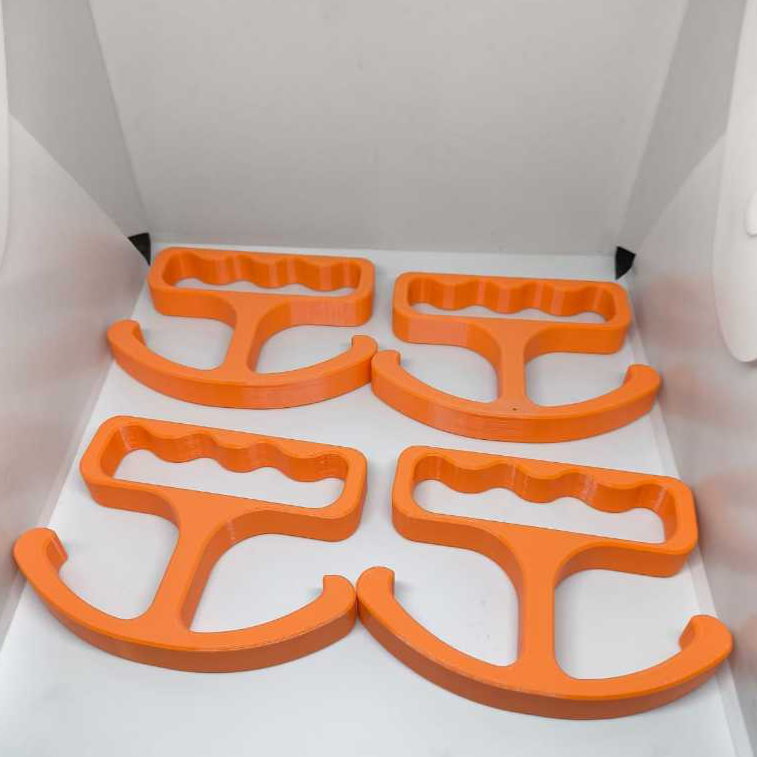 Kit 4 Carregadores De Sacolas Prático Alça Ergonômica Não Machuca a Mão