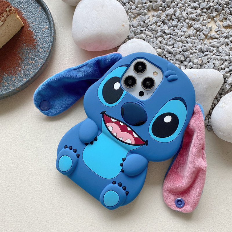 Capa de telefone de STITCH Silicone adequada para iPhone17PROMAX 16 15 14 13 12 11Pro Max X XR