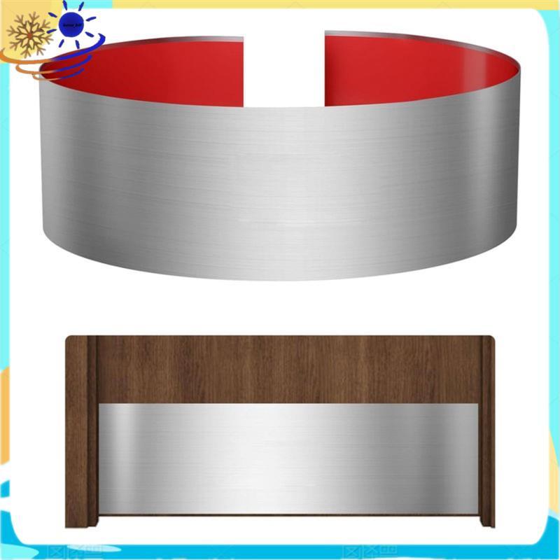 [Le's Shop] Placa De Pressão De Porta De Aço Inoxidável De 8 " X 34 " , Chute Autoadesiva Para Portas Internas E Externa
