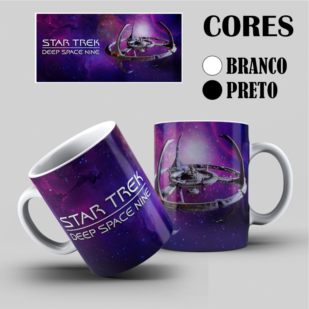 Caneca Jornada nas Estrelas: Deep Space Nine (Série) - Casa e Louça