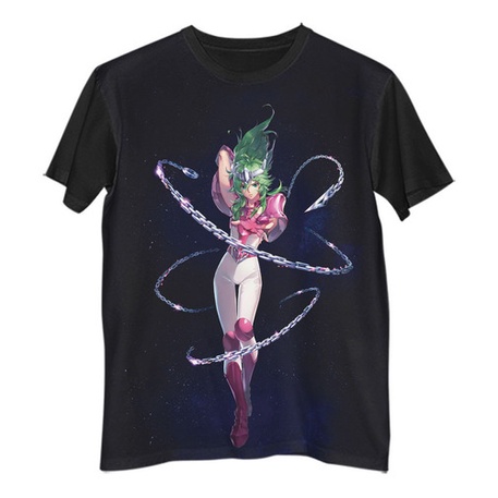Camisa Camiseta Anime Cdz Shun Andromeda Estrelas Space 1262