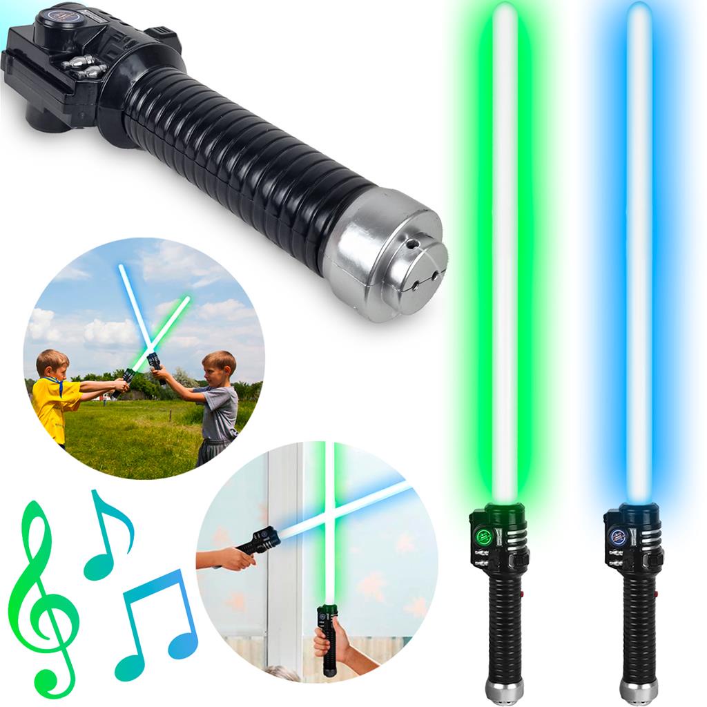 Espada De Luz Brinquedo Star Wars Faz De Conta Sabre De Luz Space War Com Luzes E Sons A Pilha Para Fantasia Faz De Conta Filme Guerra Nas Estrelas - Art Brink