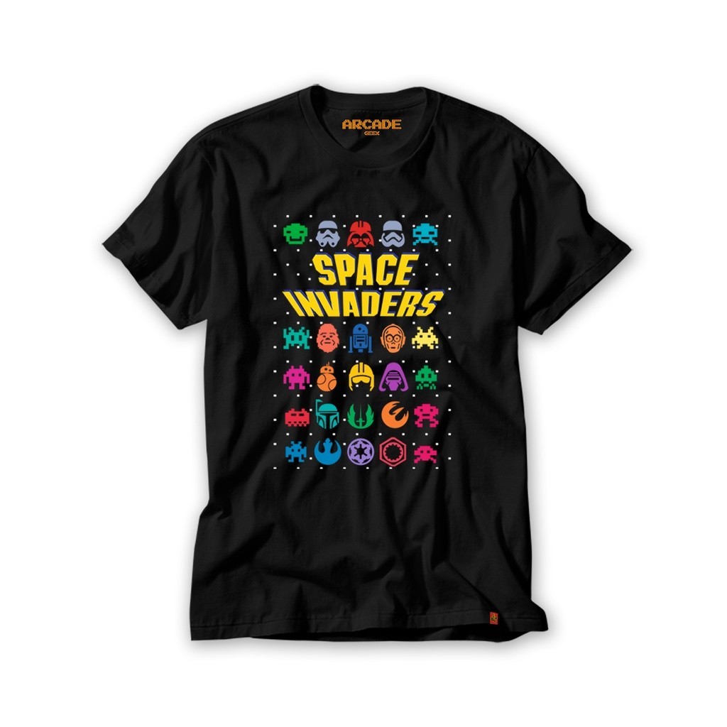 Camiseta Star Wars Space Invaders Retro Gamer