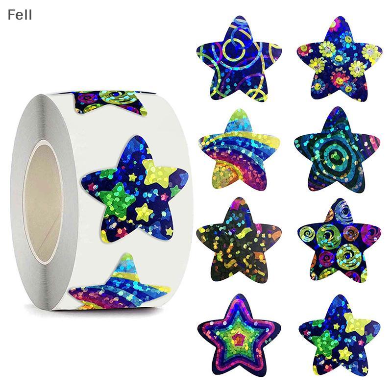 [Fel] 500 Pcs Autoadesivo Star Space Stiers Recompensa Presentes Decorativos Com Etiquetas Stier 1 Polegada Venda Quente