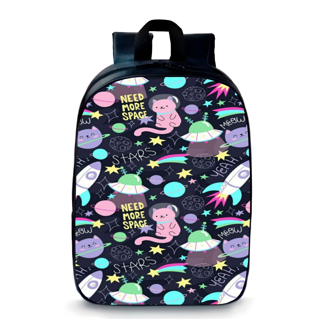 Mochila Pequena Pré Escola Creche Infantil Need More Space Stars 320