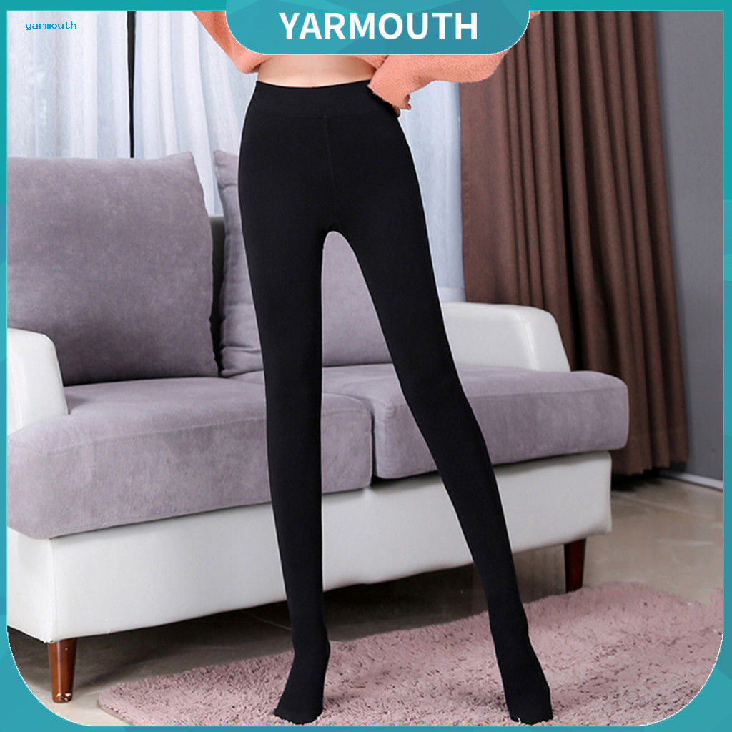 Solid Color Leggings Women High Waist Women’s Velvet Lined – Warm Autumn Winter Slim Fit Anti-pilling for Comfortabl