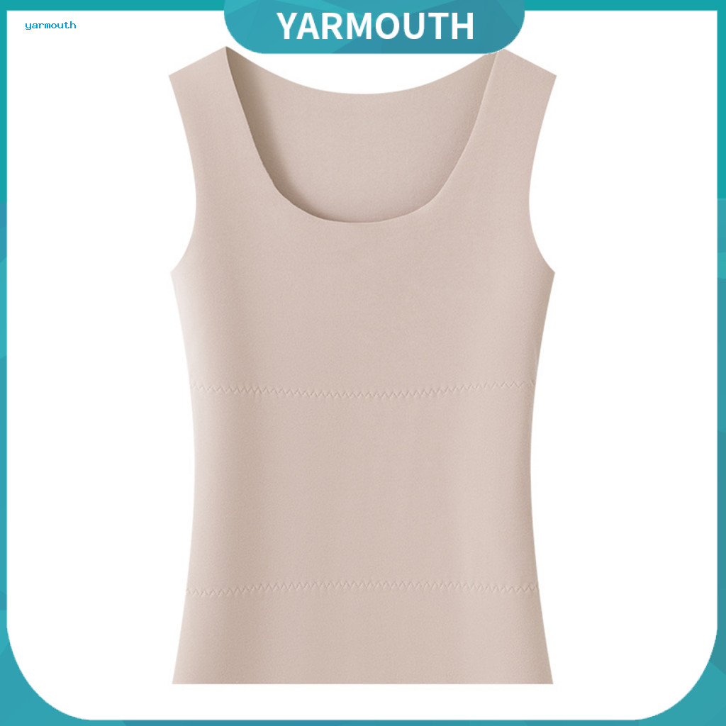 Women Thermal Tops Vest Winter Women’s Velvet – Double-sided Fleece Lined Slim Fit Innerwear Elastic Warm Tank Top f