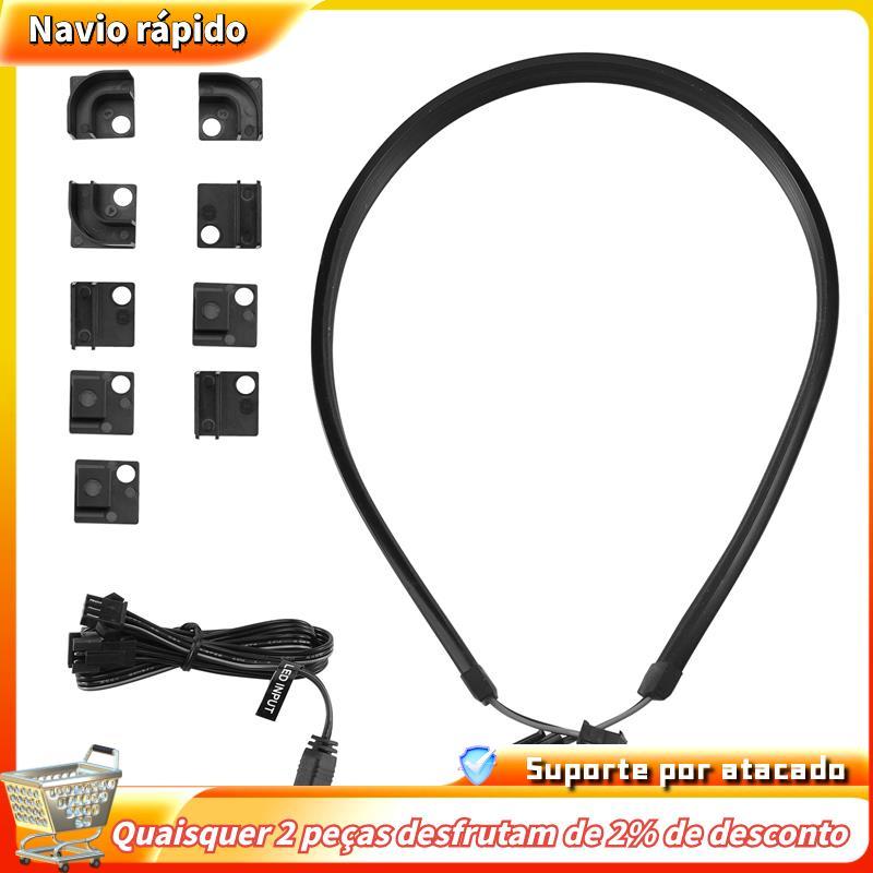M5 Tira De Luz ARGB Neon Computador Caso Decoração Led 5V 3PIN Cabeçalho AURA 550mm