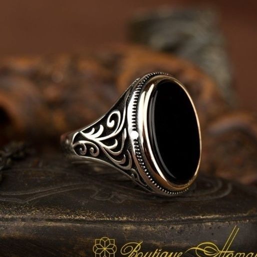 Anel de aço de titânio masculino Retro Thai prata masculino europeu americano único 925 padrão de prata angustiado tendê