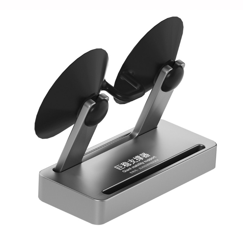 Ultra Stable Phone Screen Holders Double Suction Cup Repair Stand 110 Degree Angle