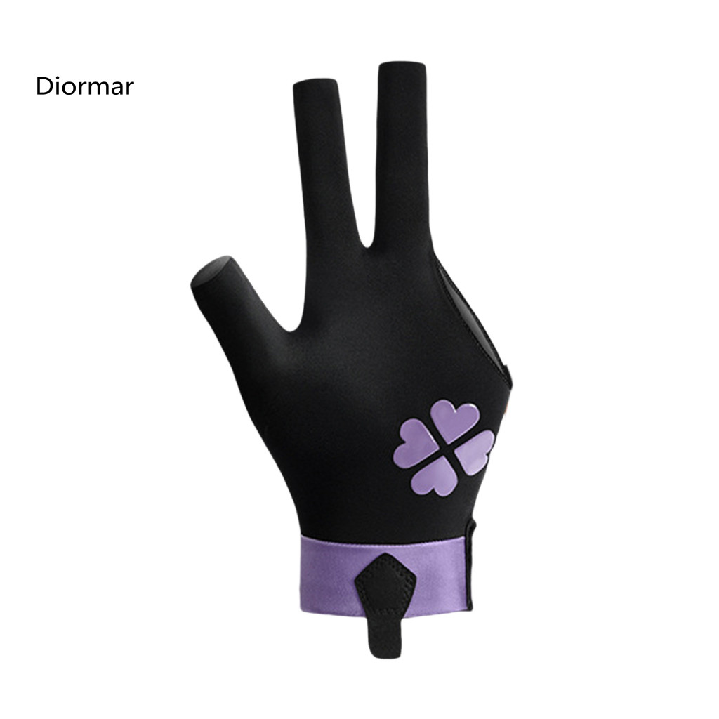 Lightweight Billiards Glove Anti-slip 1pc for Men Women – Stretchable Breathable Sweat-absorbing 3-finger Snooker Cue