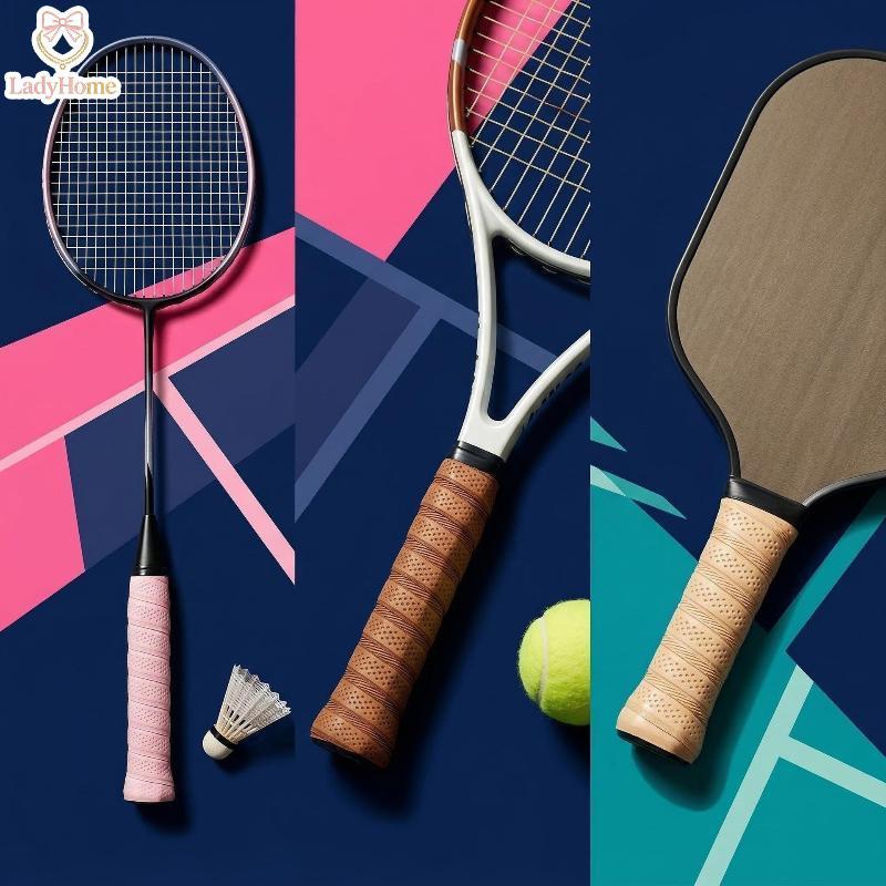 LADYH 2 Pcs Tênis Raet Overgrip Sweat Band Absorção Durável Anti Slip Grip Tape Para Badminton Handle