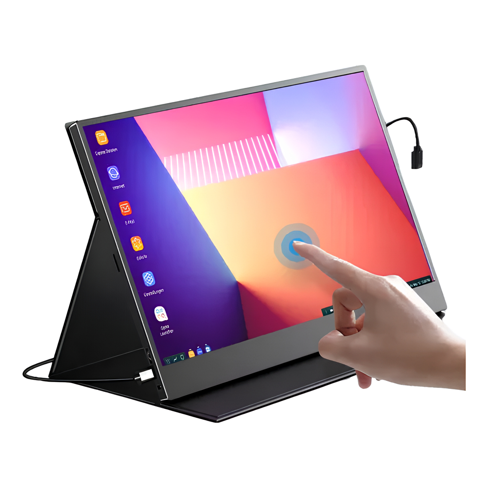 Monitor Portátil Uperfect 15,6 Polegadas Touch Screen Ips  Ultra Fino Full Hd 1920x1080 Hdmi Usb-c