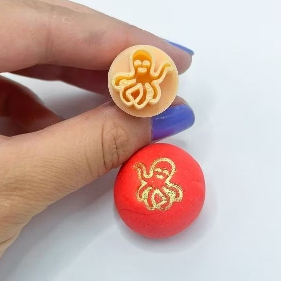 Carimbo marcador personalizado para brigadeiro tema fundo do mar vários desenhos