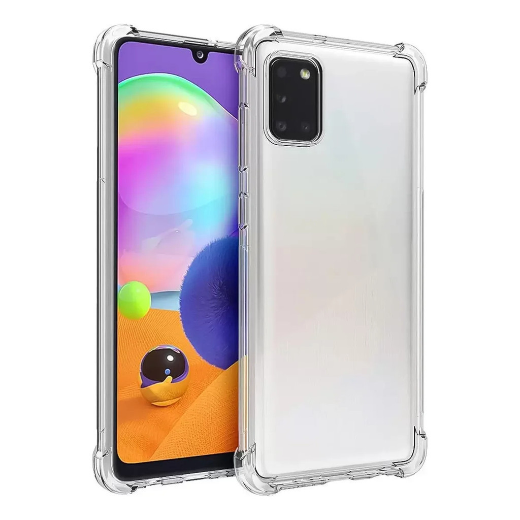 Capa Tpu Transparente Anti-shock Samsung A31 - Durável