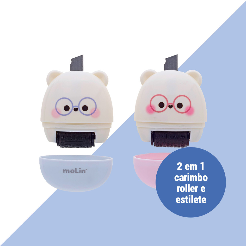 Carimbo Roller Faces + Estilete