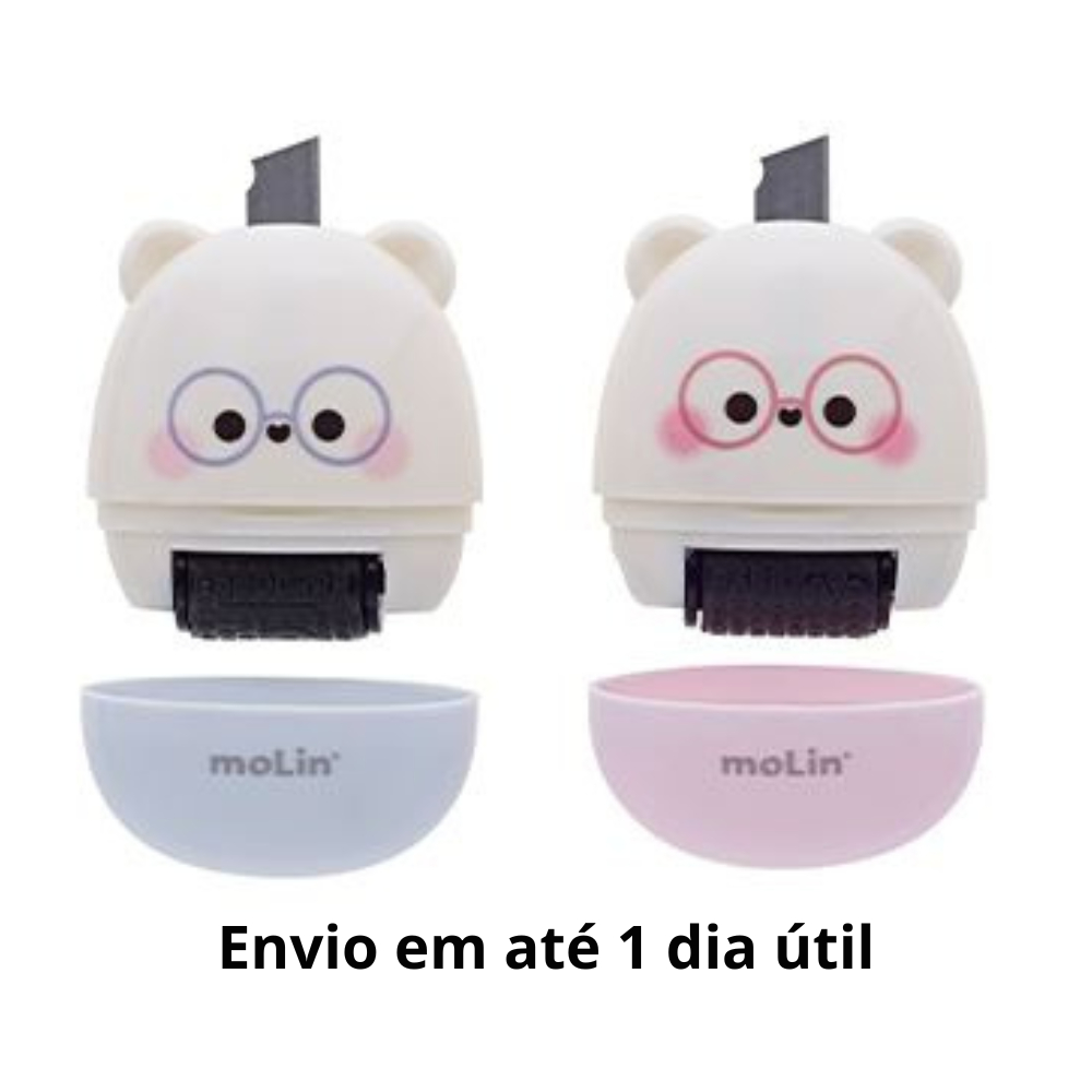 CARIMBO ROLLER FACES + MINI ESTILETE MOLIN