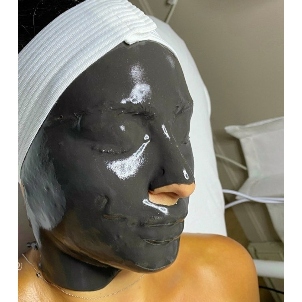 máscara facial detox da pele pós peeling facial e dermarroler
